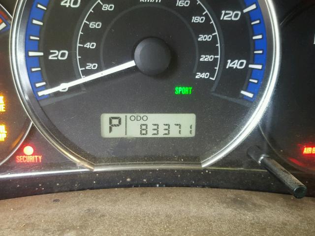 JF2SH6BC8AH904842 - 2010 SUBARU FORESTER X BLUE photo 8