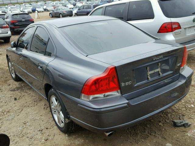 YV1RS592062531645 - 2006 VOLVO S60 2.5T GRAY photo 3