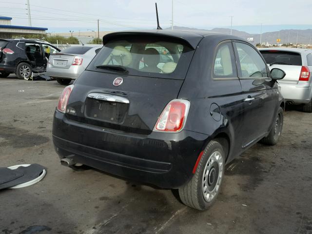 3C3CFFAR4FT545596 - 2015 FIAT 500 POP BLACK photo 4