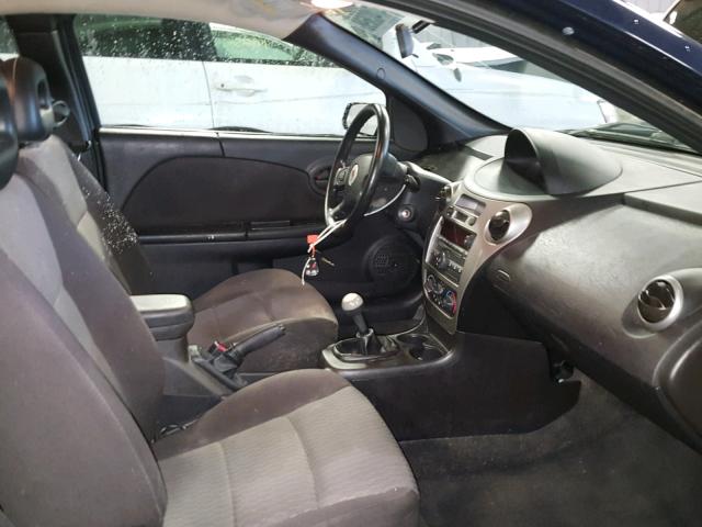 1G8AM15F67Z176658 - 2007 SATURN ION LEVEL BLUE photo 5