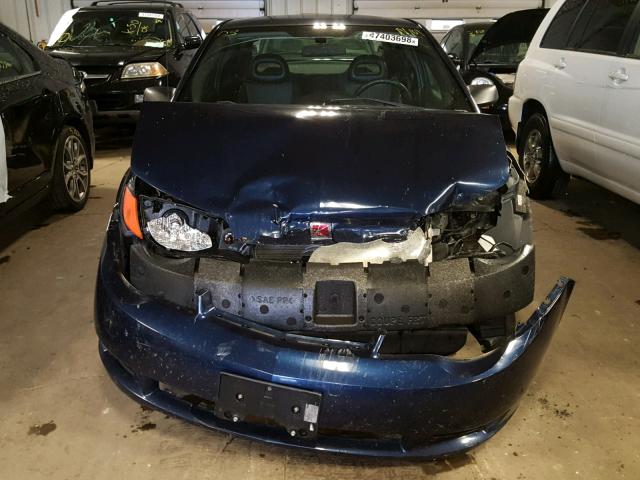 1G8AM15F67Z176658 - 2007 SATURN ION LEVEL BLUE photo 9