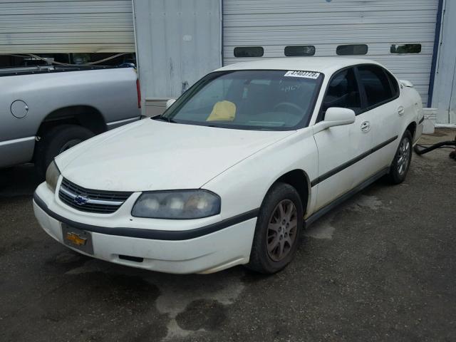 2G1WF52E249446394 - 2004 CHEVROLET IMPALA CREAM photo 2