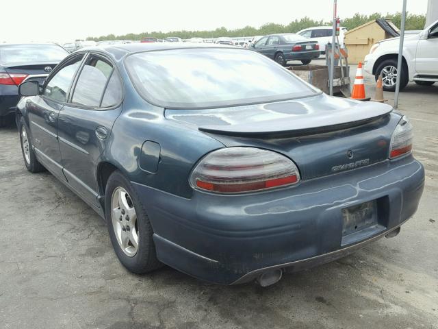 1G2WP5213WF325244 - 1998 PONTIAC GRAND PRIX GREEN photo 3