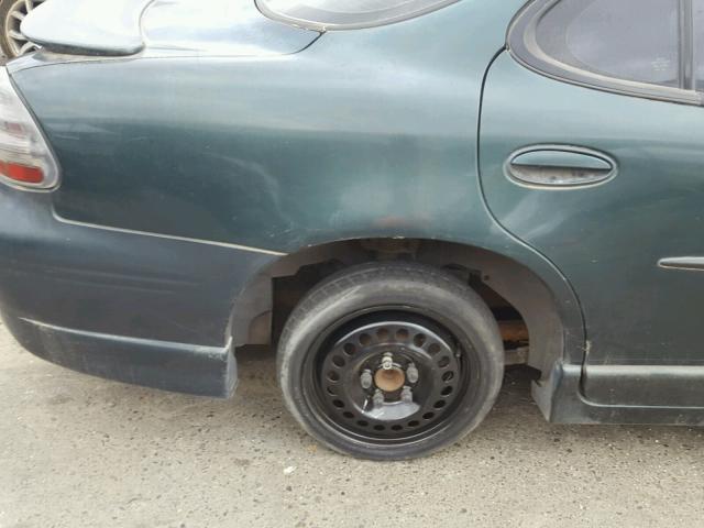 1G2WP5213WF325244 - 1998 PONTIAC GRAND PRIX GREEN photo 9
