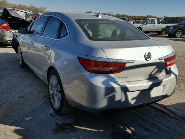 1G4PP5SK1E4152886 - 2014 BUICK VERANO SILVER photo 3