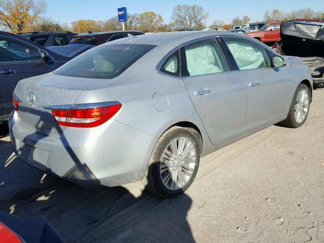 1G4PP5SK1E4152886 - 2014 BUICK VERANO SILVER photo 4