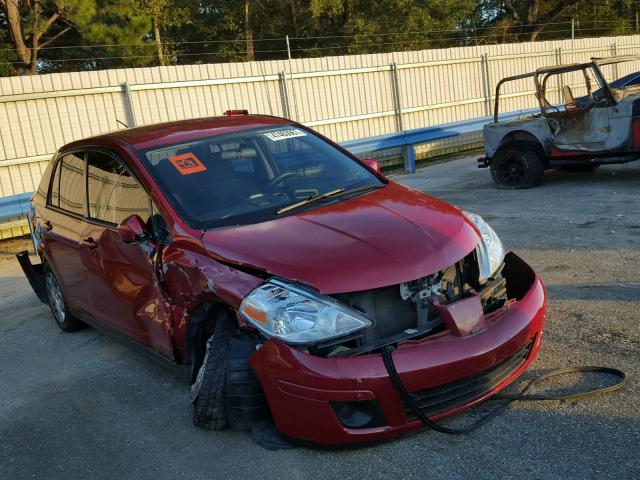 3N1BC1AP3BL437677 - 2011 NISSAN VERSA S MAROON photo 1