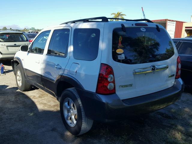 4F2YZ02Z45KM52386 - 2005 MAZDA TRIBUTE I WHITE photo 3