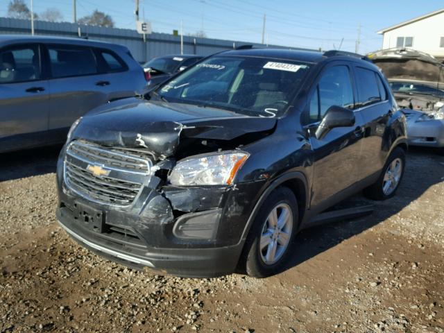 KL7CJLSB4GB734940 - 2016 CHEVROLET TRAX 1LT BLACK photo 2