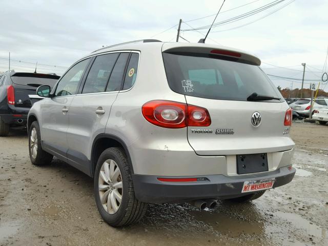 WVGBV7AX0BW514456 - 2011 VOLKSWAGEN TIGUAN S CREAM photo 3