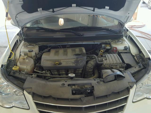 1C3CC5FB4AN232751 - 2010 CHRYSLER SEBRING LI WHITE photo 7