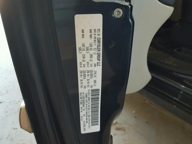 2C4RC1BG8DR594041 - 2013 CHRYSLER TOWN & COU GRAY photo 10