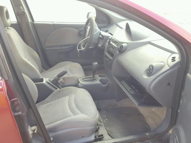 1G8AG52FX5Z125342 - 2005 SATURN ION LEVEL BURGUNDY photo 5