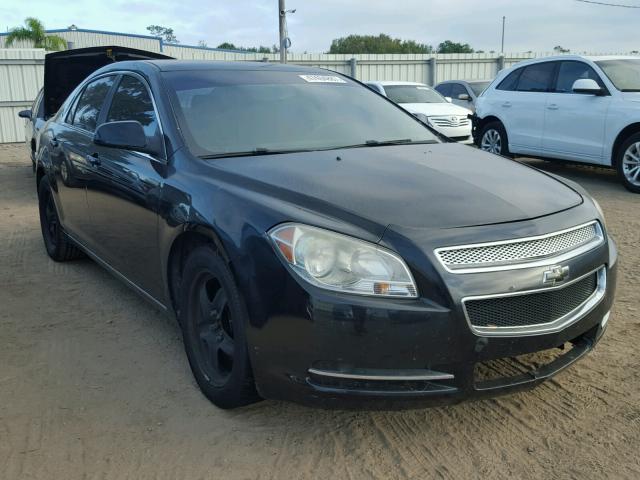 1G1ZC5EB5AF222207 - 2010 CHEVROLET MALIBU 1LT BLACK photo 1