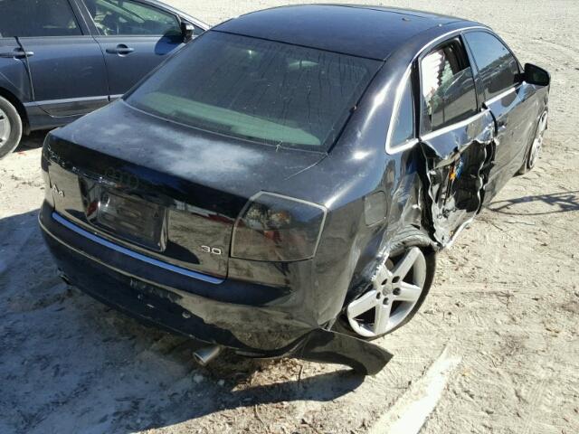 WAUJT68E64A146513 - 2004 AUDI A4 3.0 BLACK photo 4