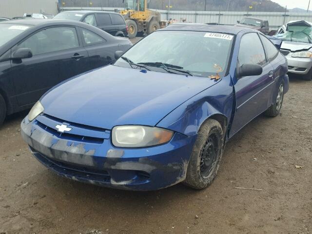 1G1JC12F147266569 - 2004 CHEVROLET CAVALIER BLUE photo 2