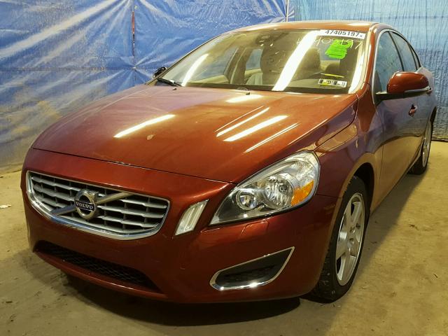 YV1622FS3C2039953 - 2012 VOLVO S60 T5 RED photo 2