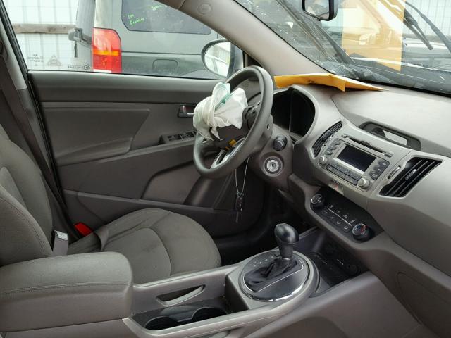 KNDPBCA20D7351126 - 2013 KIA SPORTAGE L SILVER photo 9