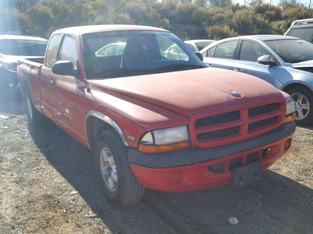 1B7GL22Y5XS113204 - 1999 DODGE DAKOTA RED photo 1