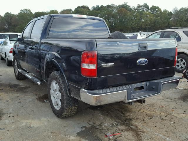 1FTPW12V77KD04257 - 2007 FORD F150 SUPER BLACK photo 3