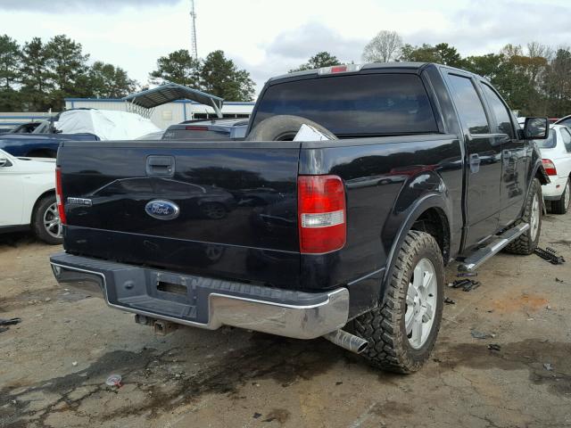 1FTPW12V77KD04257 - 2007 FORD F150 SUPER BLACK photo 4