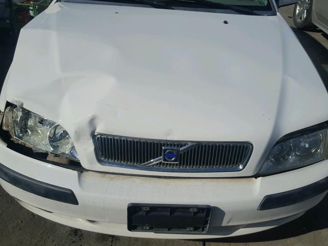 YV1VS295X1F713801 - 2001 VOLVO S40 1.9T WHITE photo 7