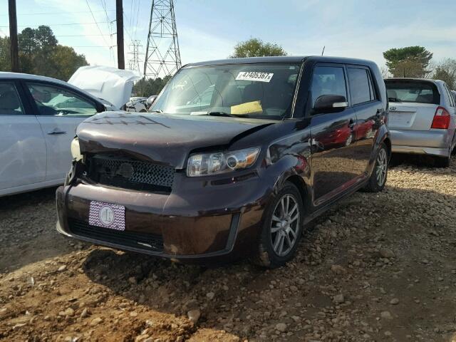 JTLKE50E491069904 - 2009 TOYOTA SCION XB BURGUNDY photo 2