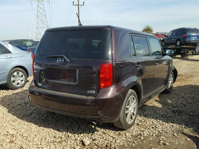 JTLKE50E491069904 - 2009 TOYOTA SCION XB 勃艮第红 照片 4