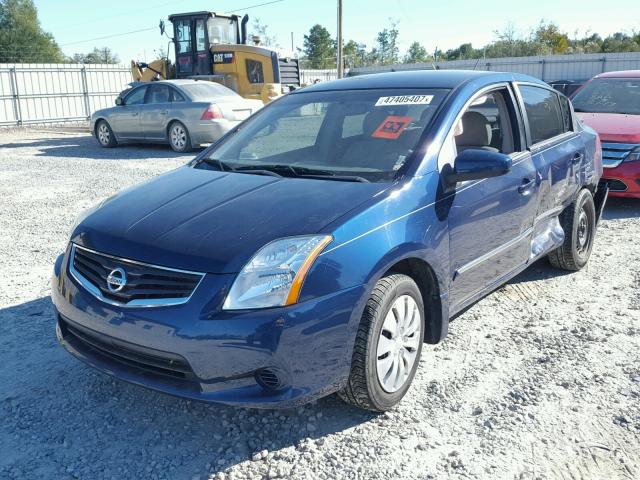 3N1AB6AP6BL613696 - 2011 NISSAN SENTRA 2.0 BLUE photo 2