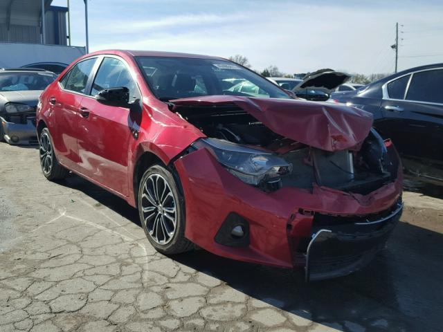 5YFBURHE6GP512119 - 2016 TOYOTA COROLLA L MAROON photo 1