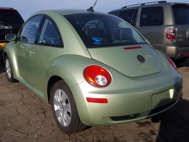 3VWRW31C49M512187 - 2009 VOLKSWAGEN NEW BEETLE 绿色 照片 3
