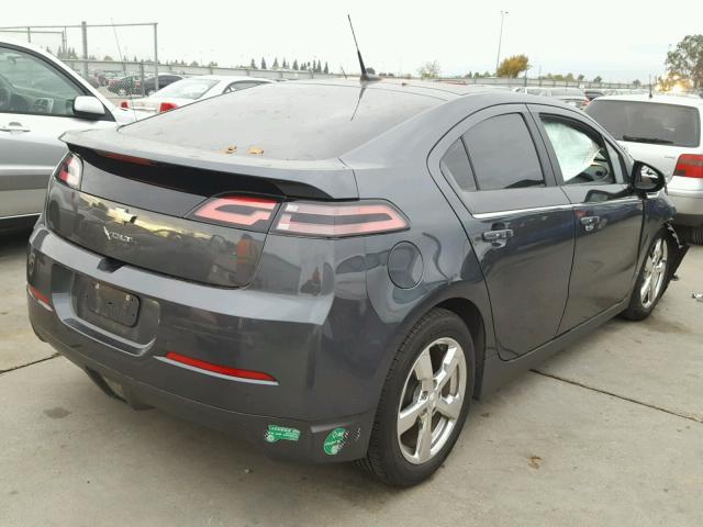 1G1RF6E48DU131320 - 2013 CHEVROLET VOLT GRAY photo 4