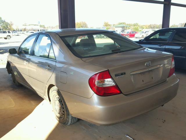 4T1BE32K03U167509 - 2003 TOYOTA CAMRY LE GOLD photo 3