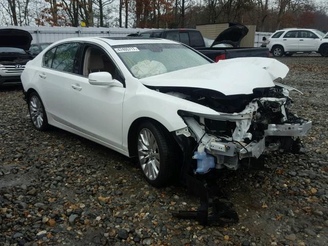 JH4KC1F99EC007237 - 2014 ACURA RLX ADVANC WHITE photo 1