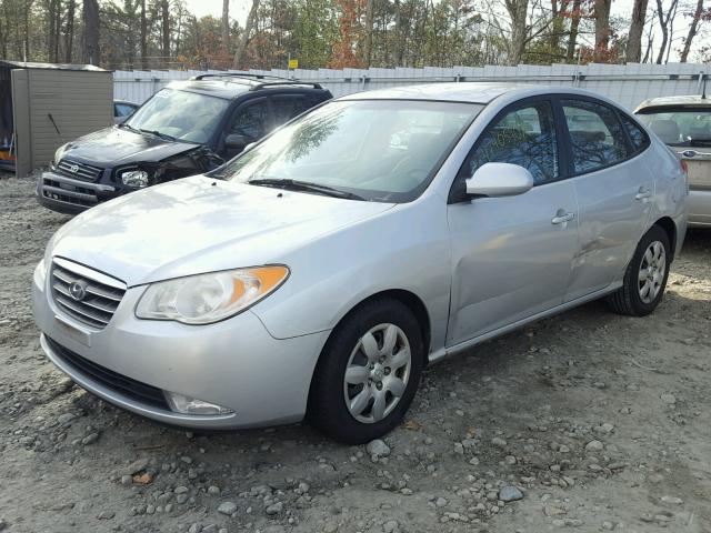 KMHDU46D38U285185 - 2008 HYUNDAI ELANTRA GL SILVER photo 2