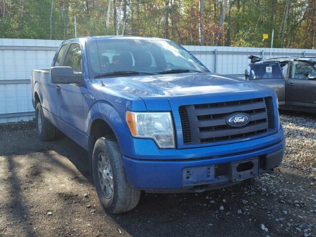 1FTEX1EM0BFC82269 - 2011 FORD F150 SUPER BLUE photo 1