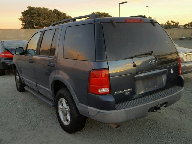 1FMZU63K53ZA12099 - 2003 FORD EXPLORER X BLUE photo 3