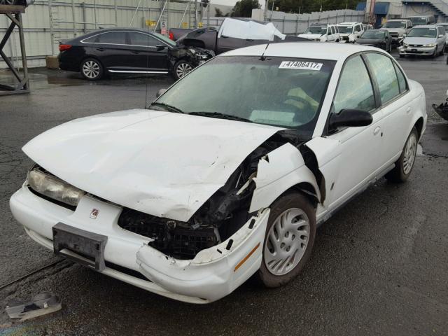 1G8ZK5275XZ229654 - 1999 SATURN SL2 WHITE photo 2