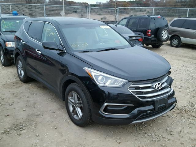 5XYZTDLB5HG439834 - 2017 HYUNDAI SANTA FE S BLACK photo 1