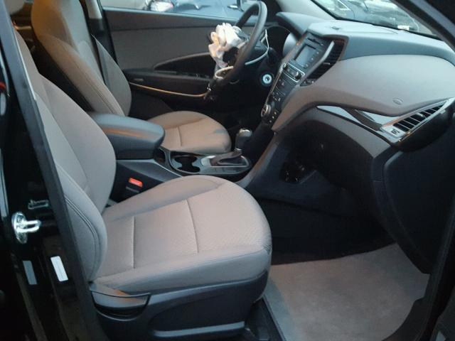 5XYZTDLB5HG439834 - 2017 HYUNDAI SANTA FE S BLACK photo 5