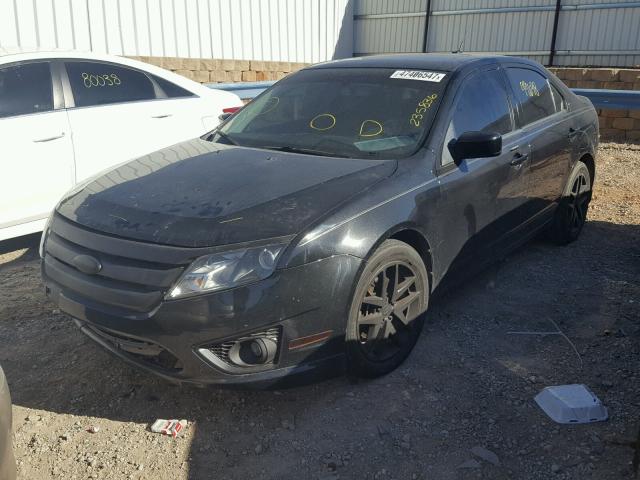 3FAHP0JA4AR253836 - 2010 FORD FUSION SEL BLACK photo 2