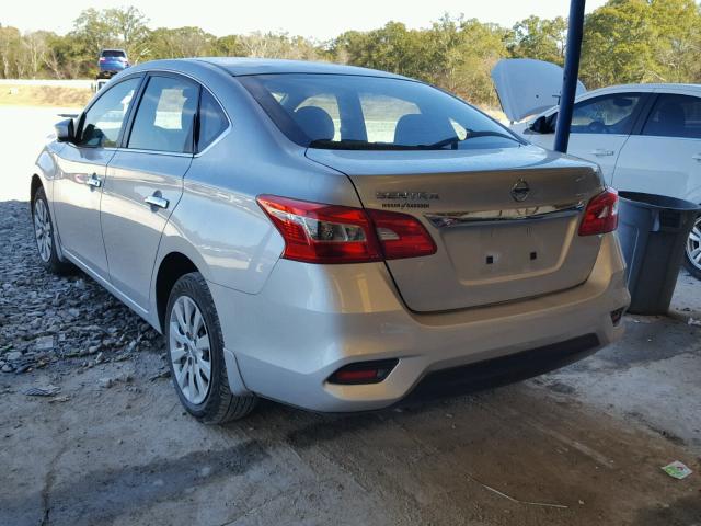 3N1AB7AP1GY260235 - 2016 NISSAN SENTRA S SILVER photo 3