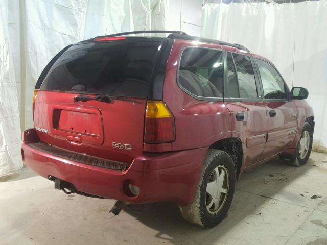 1GKDT13SX32192519 - 2003 GMC ENVOY RED photo 4