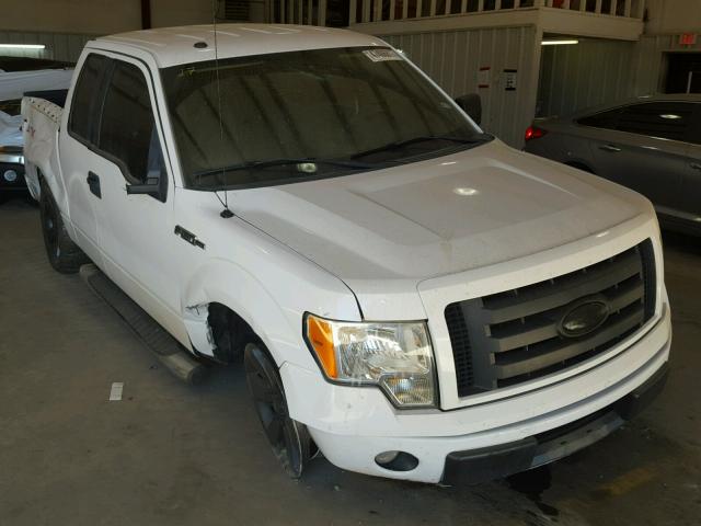 1FTRX12W19FB47075 - 2009 FORD F150 SUPER WHITE photo 1