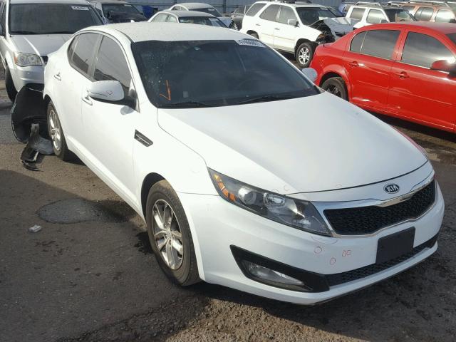 5XXGM4A76CG008922 - 2012 KIA OPTIMA LX WHITE photo 1