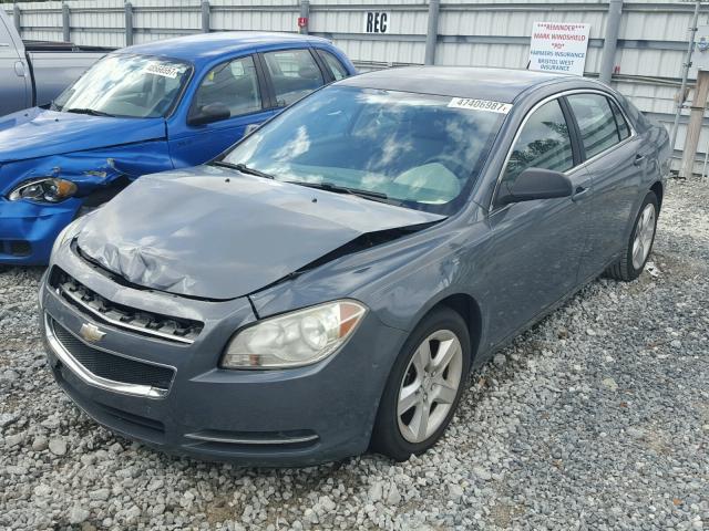 1G1ZG57B594107731 - 2009 CHEVROLET MALIBU LS GRAY photo 2