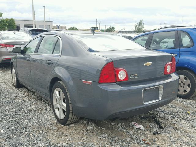 1G1ZG57B594107731 - 2009 CHEVROLET MALIBU LS GRAY photo 3