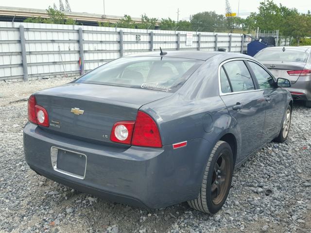 1G1ZG57B594107731 - 2009 CHEVROLET MALIBU LS GRAY photo 4