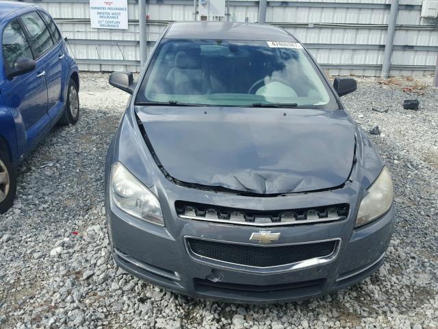 1G1ZG57B594107731 - 2009 CHEVROLET MALIBU LS GRAY photo 9