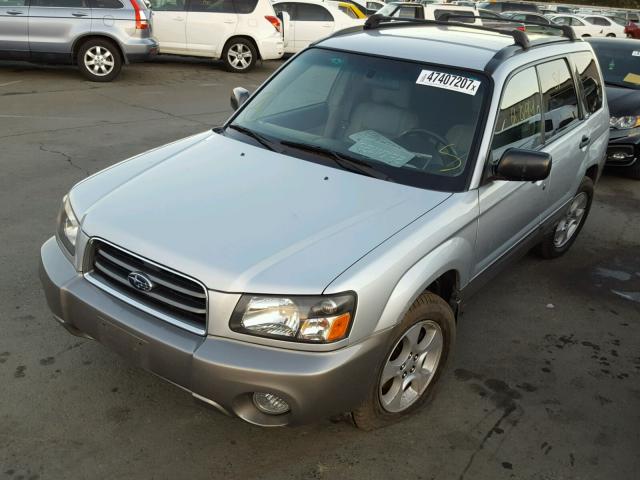 JF1SG65664H737625 - 2004 SUBARU FORESTER 2 SILVER photo 2